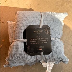 Envogue Home Textured Gray Decorative Pillows